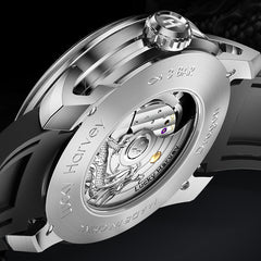 Lucky Harvey Dragon automaton Watch – Hand-Engraved 925 Silver Dragon with 999 Gold Bead Display