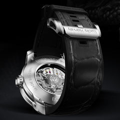 Lucky Harvey Dragon automaton Watch – Hand-Engraved 925 Silver Dragon with 999 Gold Bead Display