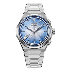 Sound Of Nature Hand-Engraved Brushed Dial Blue Titanium Chiming Limited Edition Automatic Watch
