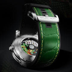Lucky Harvey Dragon automaton Watch – Hand-Engraved 925 Silver Dragon with 999 Gold Bead Display