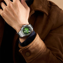 Sound Of Nature Hand-Engraved Brushed Dial Blue Titanium Chiming Limited Edition Automatic Watch