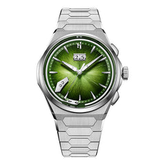 Sound Of Nature Hand-Engraved Brushed Dial Blue Titanium Chiming Limited Edition Automatic Watch