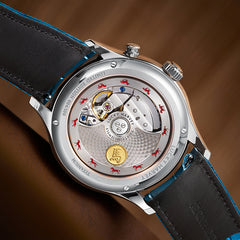 【Limited 100pcs】2026 Chiming Automaton Horse Watch Grade 5 Titanium Alloy Blue