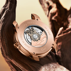 Lucky Harvey Owl automaton Watch – Animated Dial & Lunar Eclipse Design