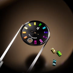 Lucky Harvey Interactive Game Black Watch with Fruit Arcade Dial – Automatic Movement, Limited Edition
