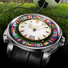 Lucky Harvey 2026 Soccer Roulette Collectible Watch — Football game, Automatic Movement,Limited 100Pcs