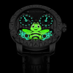 Lucky Harvey Honey Bee automaton Watch – Hourly Wing Movement & Luminous Dial, Combining Elegance and Precision