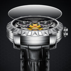 Lucky Harvey Honey Bee automaton Watch – Hourly Wing Movement & Luminous Dial, Combining Elegance and Precision