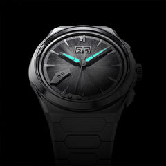 Sound Of Nature Hand-Engraved Brushed Dial Blue Titanium Chiming Limited Edition Automatic Watch