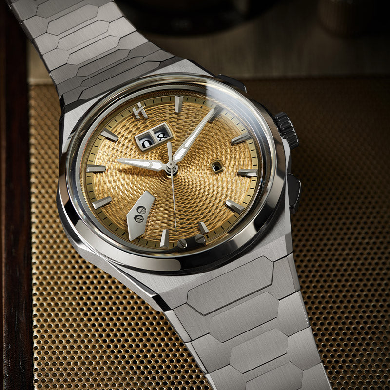 Lucky Harvey Rare Visible Chimes:Titanium 75g Guilloché Chiming Watch 2.0