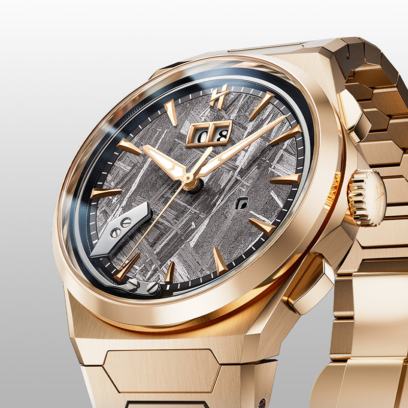 【Pre-order】【Limited 50PCS】Chiming Watch 2.0 Muonionalusta Meteorite Dial Widmanstätten Pattern Grade 5 Titanium Wristwatch