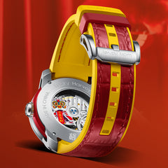 Lucky Harvey Lion Dance automaton Watch –  Dynamic Rotor Inspired by Traditional Lion Dance