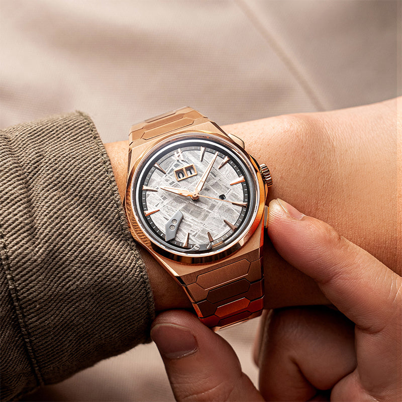 【Pre-order】【Limited 50PCS】Chiming Watch 2.0 Muonionalusta Meteorite Dial Widmanstätten Pattern Grade 5 Titanium Wristwatch