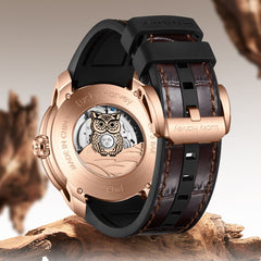 Lucky Harvey Owl automaton Watch –  Animated Dial & Lunar Eclipse Design