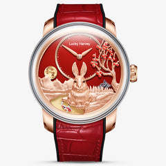 Lucky Harvey Limited Edition  Rabbit automaton Watch – Timeless Elegance