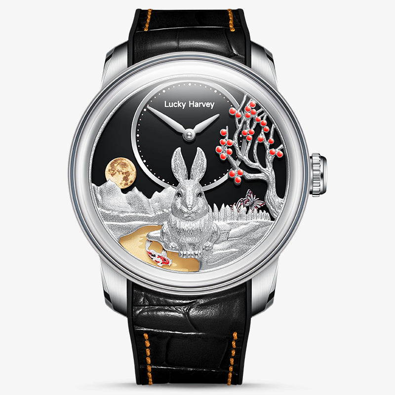 Lucky Harvey Limited Edition  Rabbit automaton Watch – Timeless Elegance