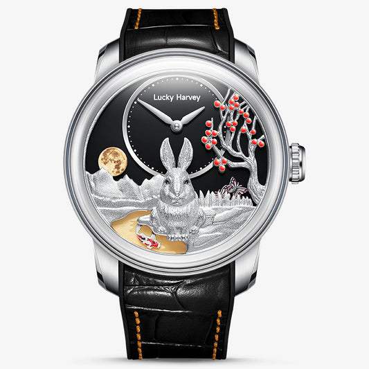 Lucky Harvey Limited Edition  Rabbit automaton Watch – Timeless Elegance