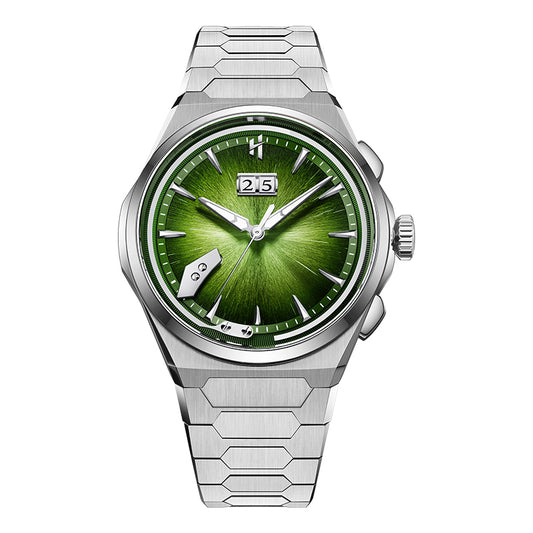 Sound Of Nature Hand-Engraved Brushed Dial Blue Titanium Chiming Limited Edition Automatic Watch