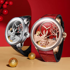 Lucky Harvey Limited Edition  Rabbit automaton Watch – Timeless Elegance