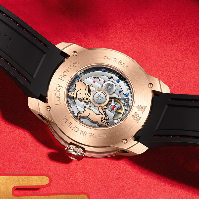 Lucky Harvey Limited Edition  Rabbit automaton Watch – Timeless Elegance