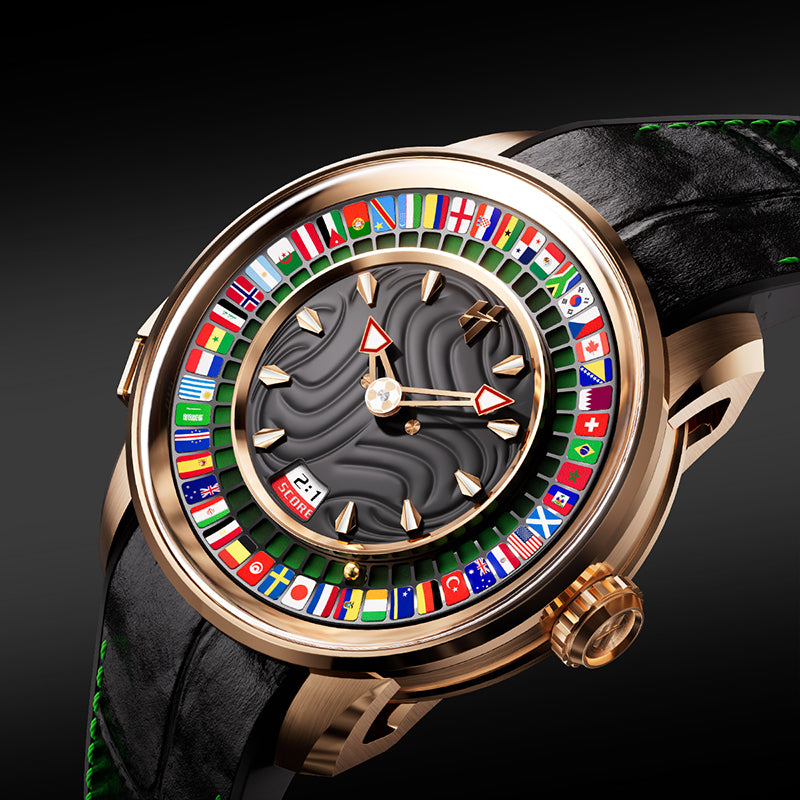 Lucky Harvey 2026 Soccer Roulette Collectible Watch — Football game, Automatic Movement，Limited 100Pcs