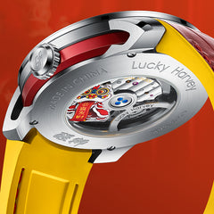 Lucky Harvey Lion Dance automaton Watch –  Dynamic Rotor Inspired by Traditional Lion Dance