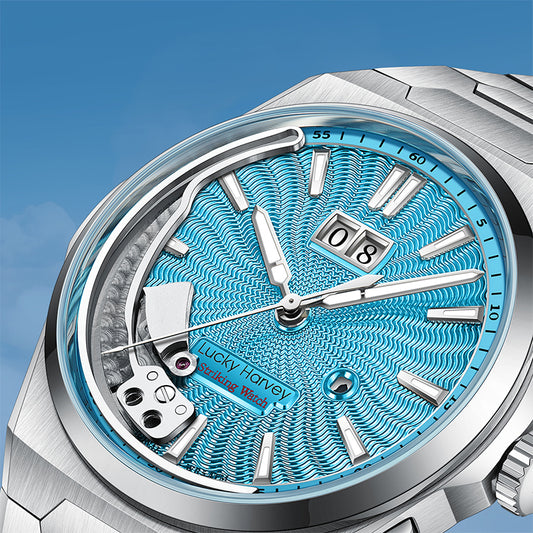 Lucky Harvey Sound of Nature Chiming Limited Edition Automatic Watch –  Big Date & Silent Mechanism