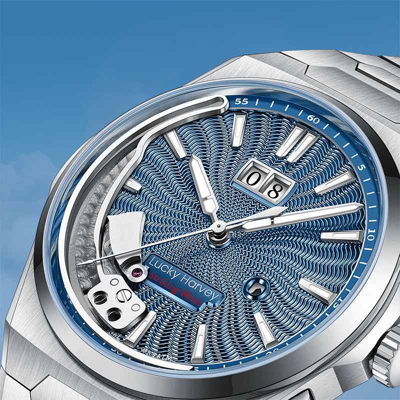 Lucky Harvey Sound of Nature Chiming Limited Edition Automatic Watch –  Big Date & Silent Mechanism
