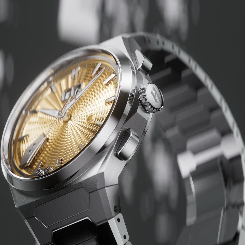Lucky Harvey Rare Visible Chimes:Titanium 75g Guilloché Chiming Watch 2.0