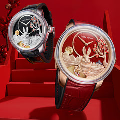 Lucky Harvey Limited Edition  Rabbit automaton Watch – Timeless Elegance
