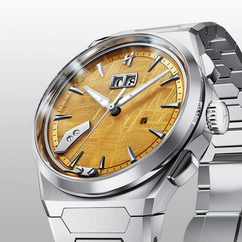 【Pre-order】【Limited 50PCS】Chiming Watch 2.0 Muonionalusta Meteorite Dial Widmanstätten Pattern Grade 5 Titanium Wristwatch