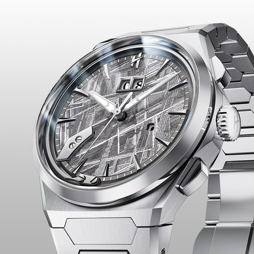 【Pre-order】【Limited 50PCS】Chiming Watch 2.0 Muonionalusta Meteorite Dial Widmanstätten Pattern Grade 5 Titanium Wristwatch