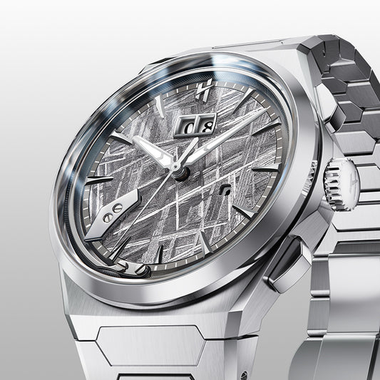 【Pre-order】【Limited 50PCS】Chiming Watch 2.0 Muonionalusta Meteorite Dial Widmanstätten Pattern Grade 5 Titanium Wristwatch
