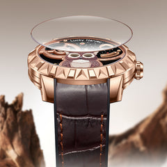 Lucky Harvey Owl automaton Watch –  Animated Dial & Lunar Eclipse Design