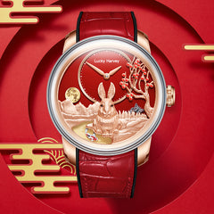Lucky Harvey Limited Edition  Rabbit automaton Watch – Timeless Elegance