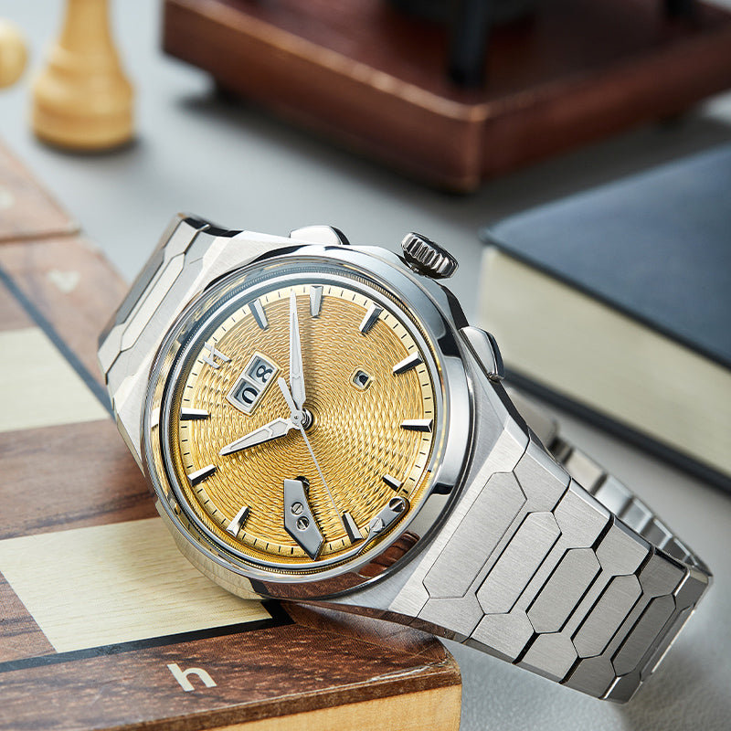 Lucky Harvey Rare Visible Chimes:Titanium 75g Guilloché Chiming Watch 2.0