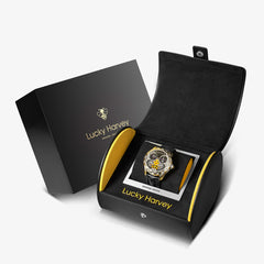Lucky Harvey Honey Bee automaton Watch – Hourly Wing Movement & Luminous Dial, Combining Elegance and Precision