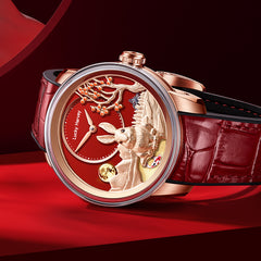 Lucky Harvey Limited Edition  Rabbit automaton Watch – Timeless Elegance
