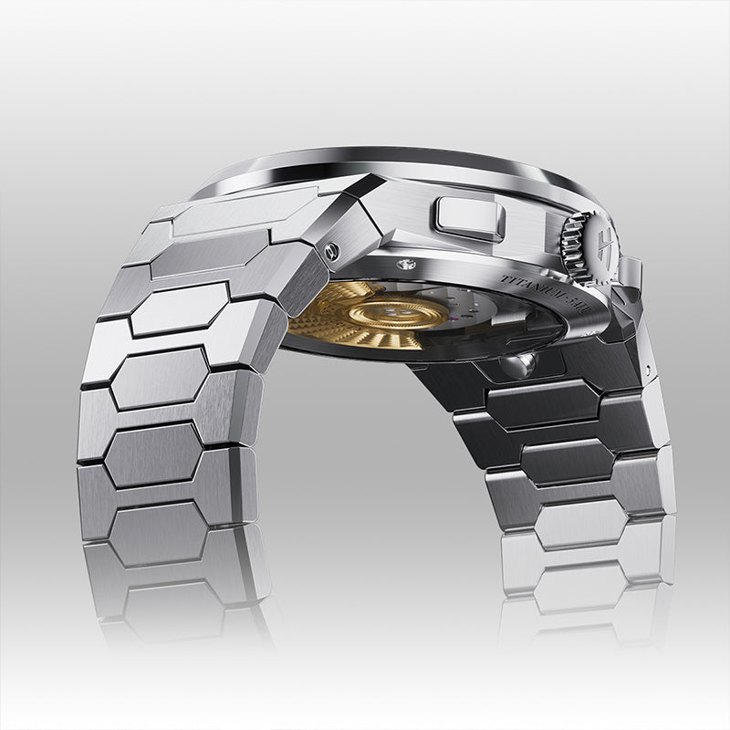 【Pre-order】【Limited 50PCS】Chiming Watch 2.0 Muonionalusta Meteorite Dial Widmanstätten Pattern Grade 5 Titanium Wristwatch