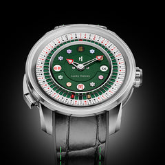 Lucky Harvey Poker Roulette Automatic Watch –  52-Card Dial & Dual 18K Gold Spinning Balls for a True Roulette Experience