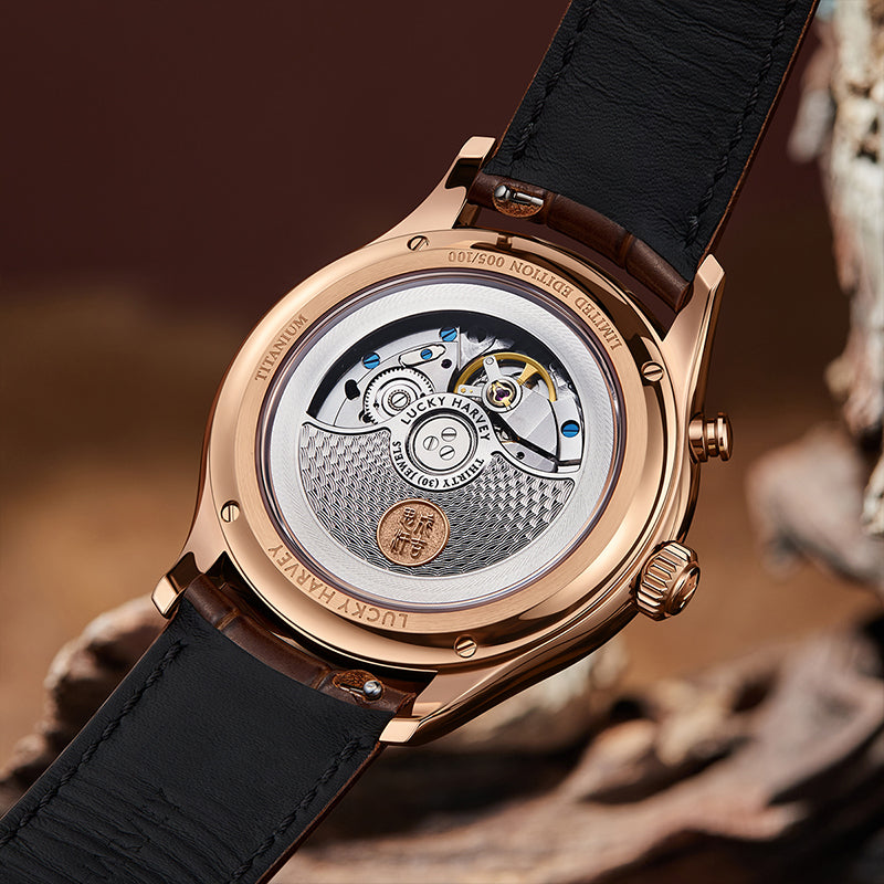【Limited 100PCS】Genghis Khan Gray Automata Chiming Watch