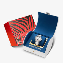 Lucky Harvey White Tiger Limited Edition automaton Watch