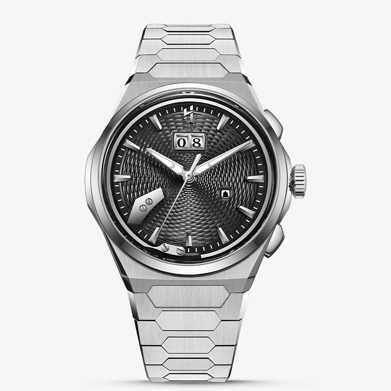 Lucky Harvey Rare Visible Chimes:Titanium 75g Guilloché Chiming Watch 2.0