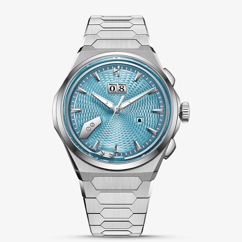 Lucky Harvey Rare Visible Chimes:Titanium 75g Guilloché Chiming Watch 2.0