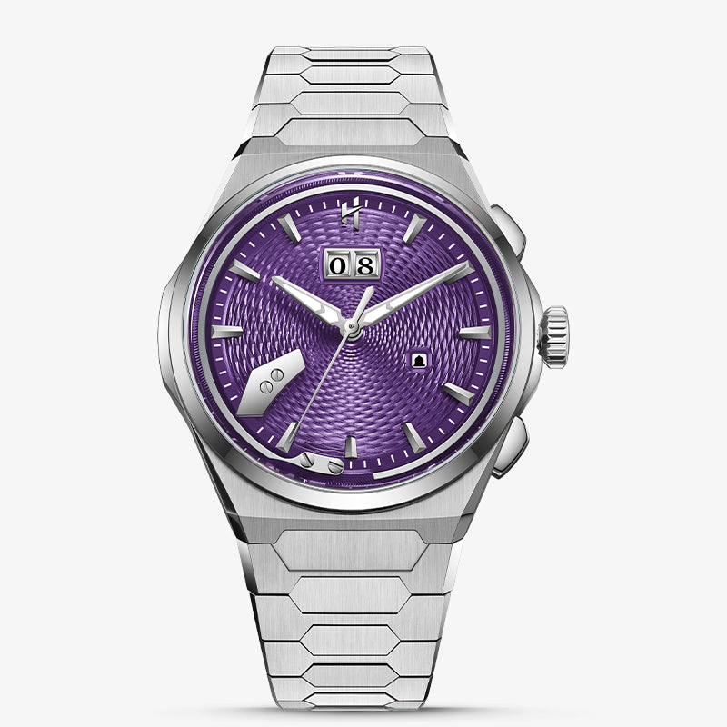 Lucky Harvey Rare Visible Chimes:Titanium 75g Guilloché Chiming Watch 2.0
